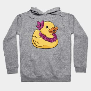 Cute Hawaiian Luau Rubber Ducky Hoodie